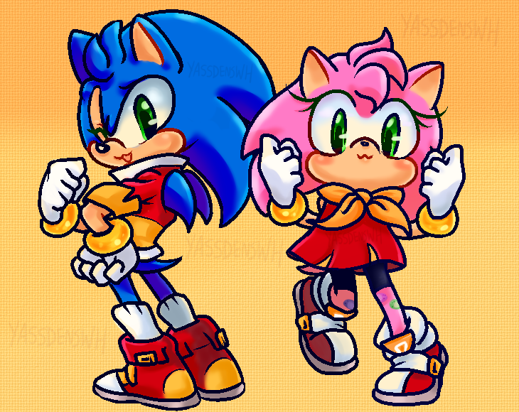 SonicXAmy fan kid by Cyclone62 on DeviantArt