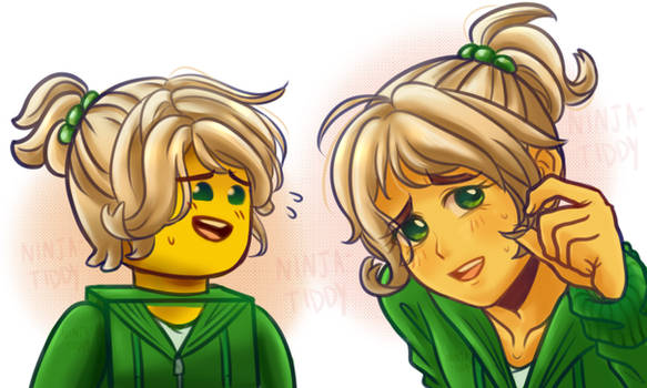 Ninjago Movie Luh Lloyd Ponytail 1