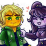 Ninjago S8 Lloyd And Ultra Violet 1