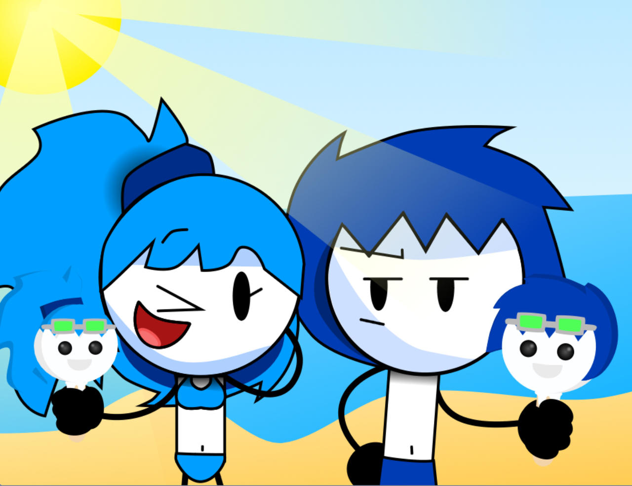 Spikey's Beach Picture (Part 2) by SpikeyTheHedgeboy on DeviantArt