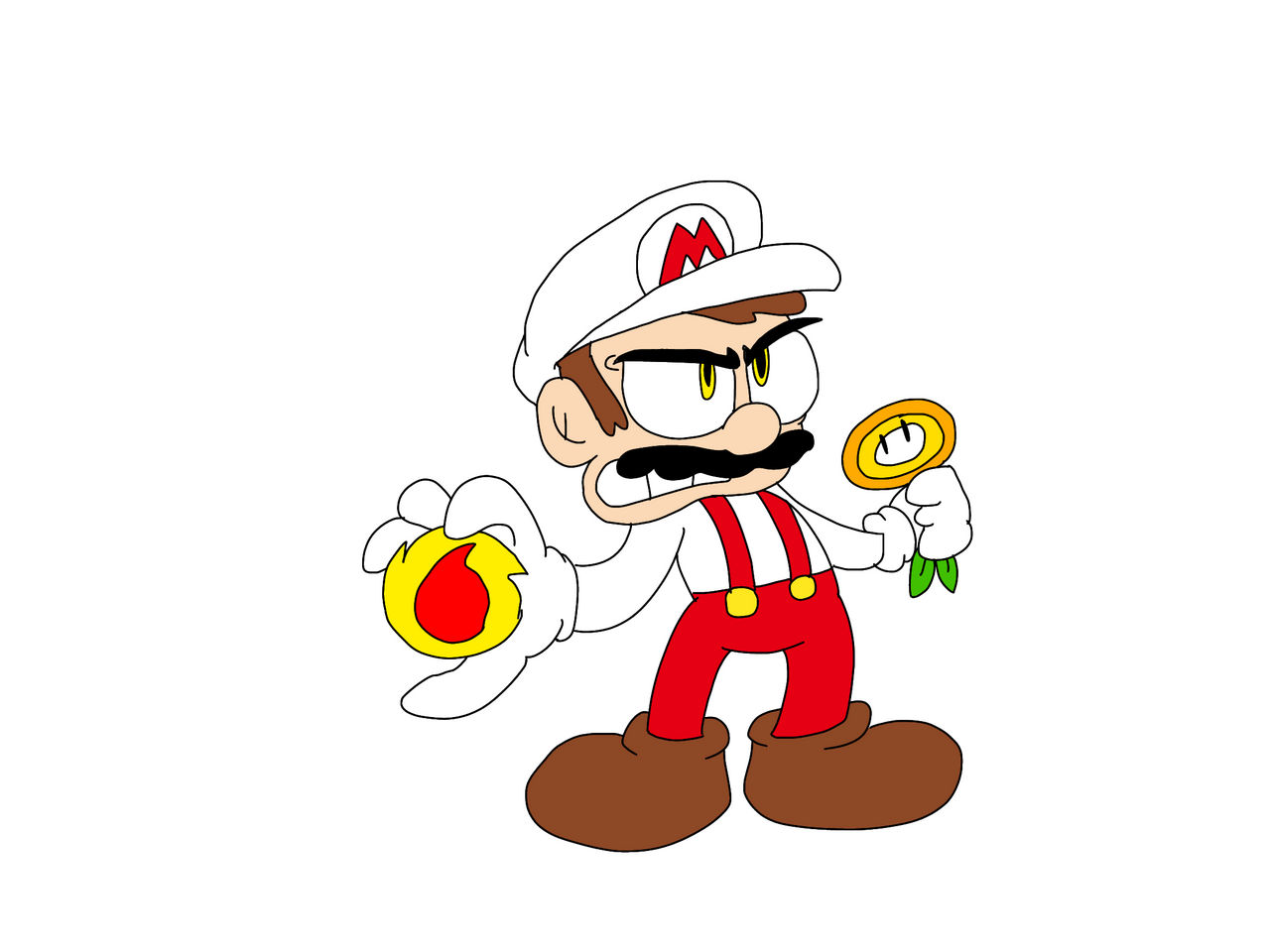 Big Fire Mario Fire Mario by SpikeyTheHedgeboy on DeviantArt
