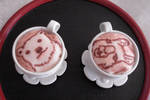 Sasako-chan's coffee tray by BunohBunny