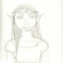 Rough Scetch: Elven Girl