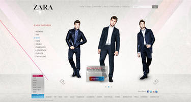 A New Zara webdesign