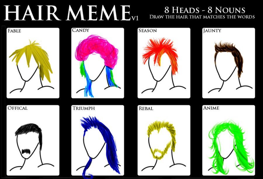 Hair Meme by ArchmageSalmir by insanefangirl on DeviantArt