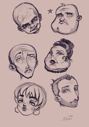 Doodle heads