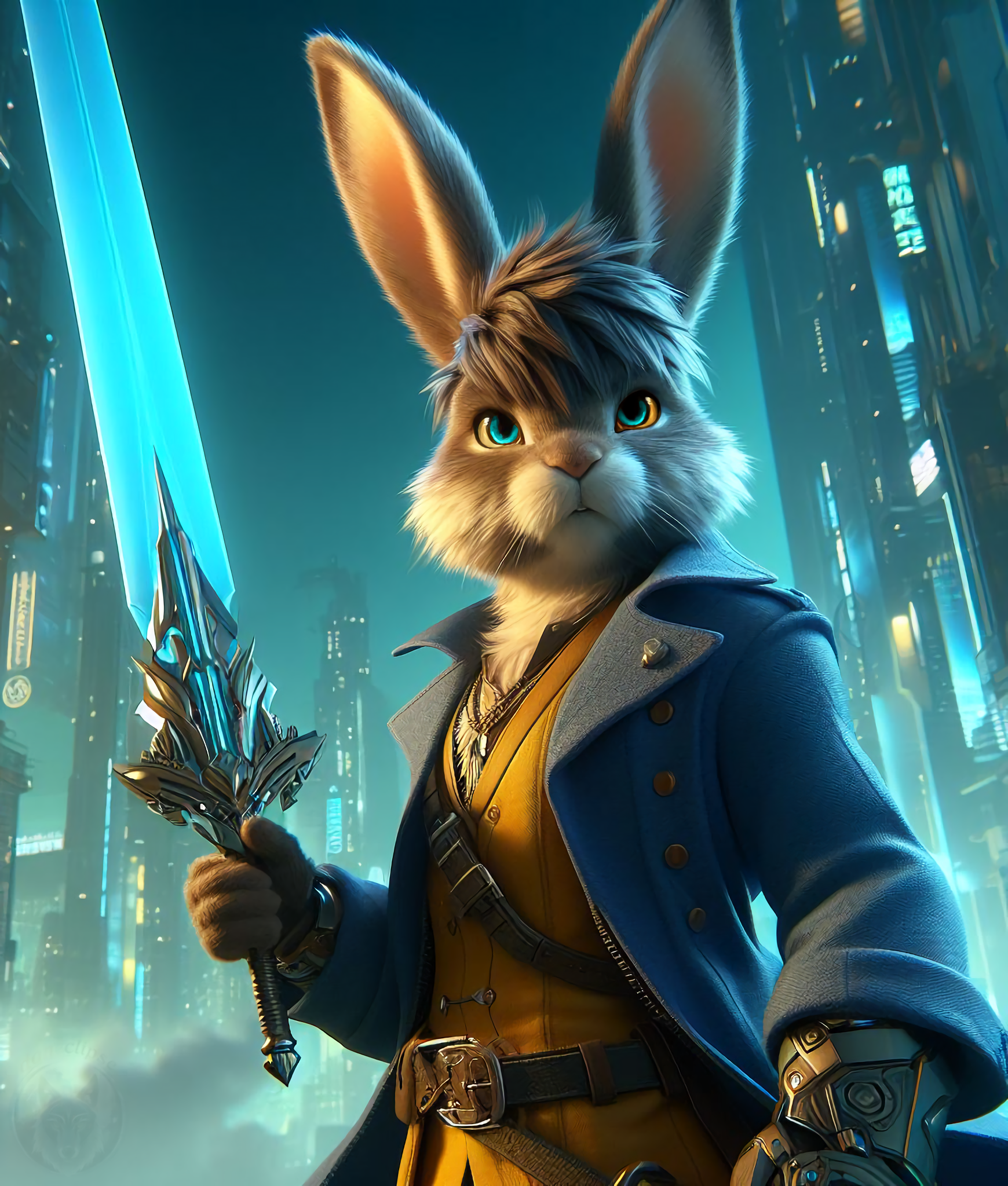 Ben Elf Rabbit Male Rabbit 1 (Ben) by daneclipse on DeviantArt