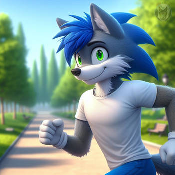 Male Wolf 20 (Sonic version)