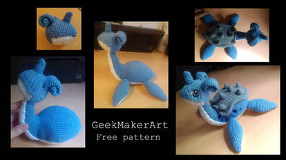 Amigurumi Pattern - Lapras