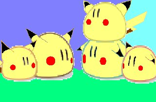 The big Pikachu family