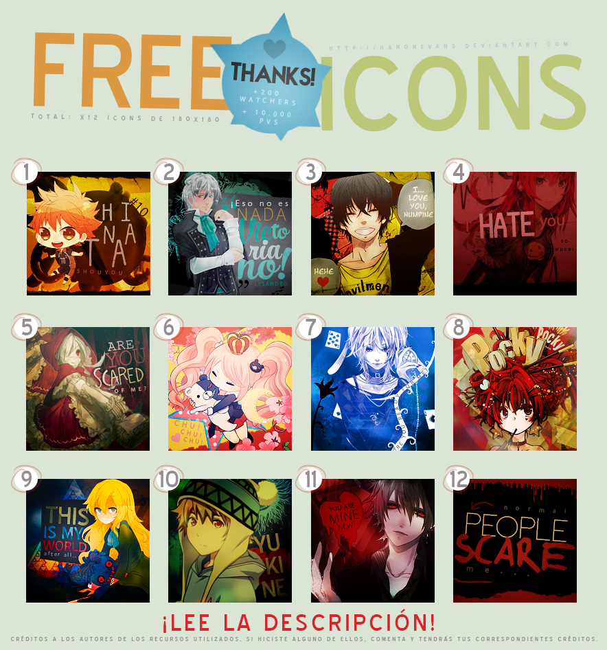 Free icons {12/12} -CLOSED-