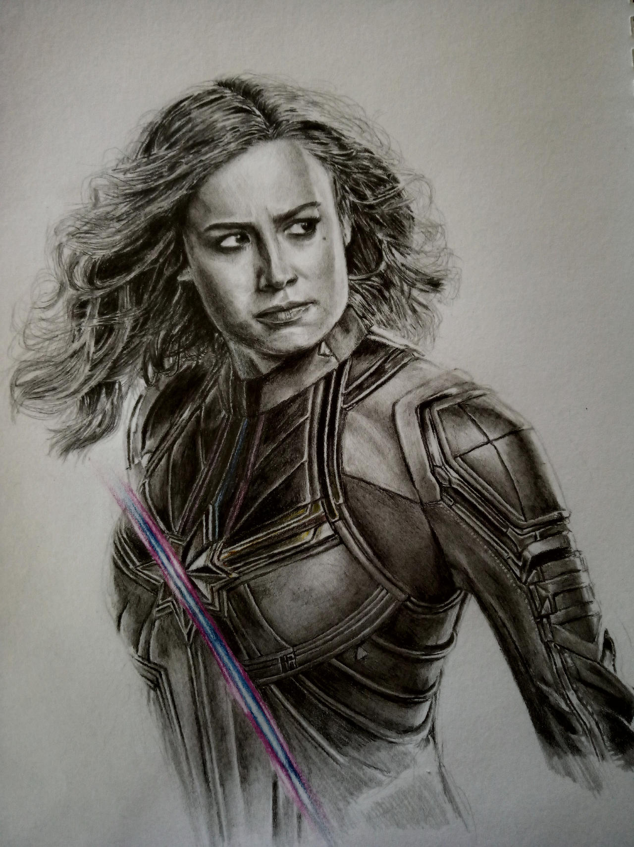 Captain marvel drawing pencil by zekedeviantart on DeviantArt