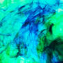 Blue and Green Liquid Abstract