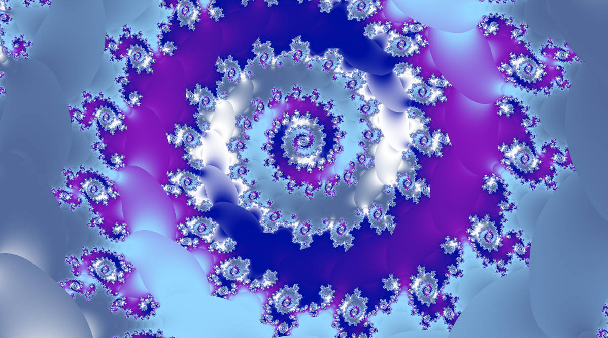 Blue and Purple Fractal Spiral by emilymh2018 on DeviantArt