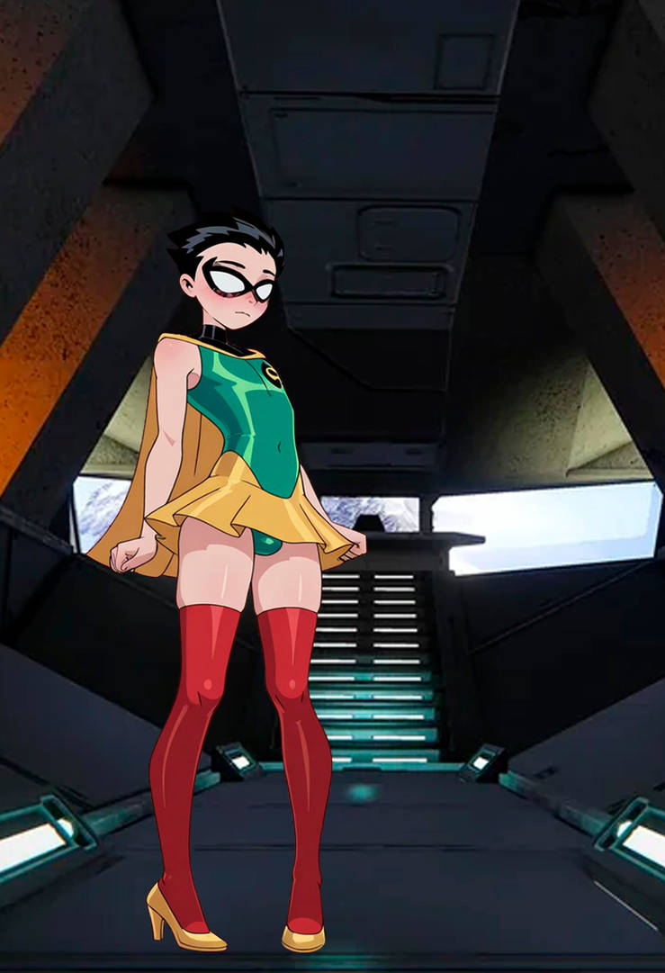 Deepstrok Robin Deathstroke's big Fantasy feminization of Robin P1 by FeminizerArt on ...