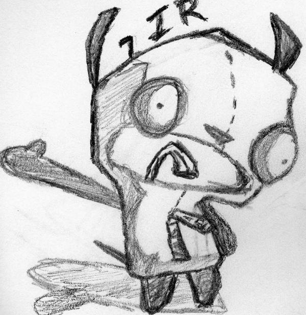 Gir From Invader Zim by TheDeViousDoRk on DeviantArt