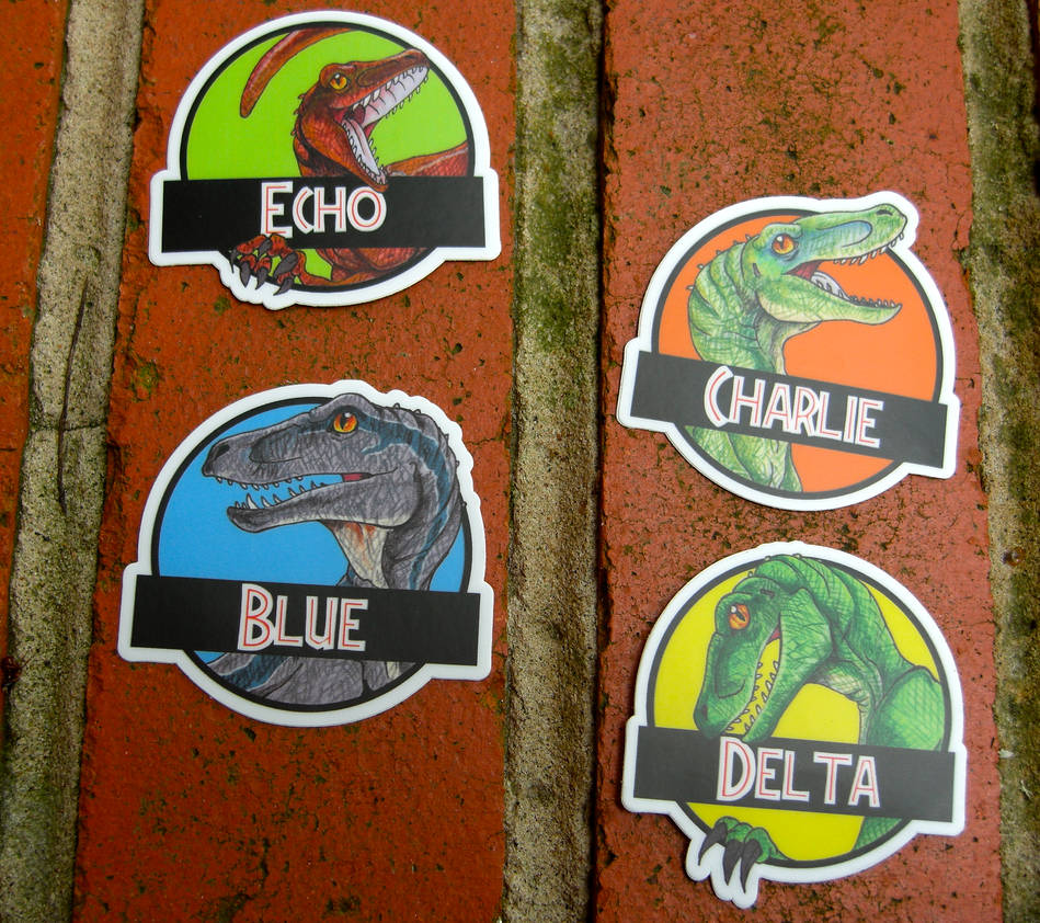 Raptor Stickers Available! by TheCrochetDragon on DeviantArt