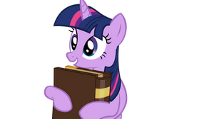 Twilight Sparkle Holding a book Vector