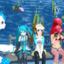 Underwater Bench ~ Robot Diva Duel