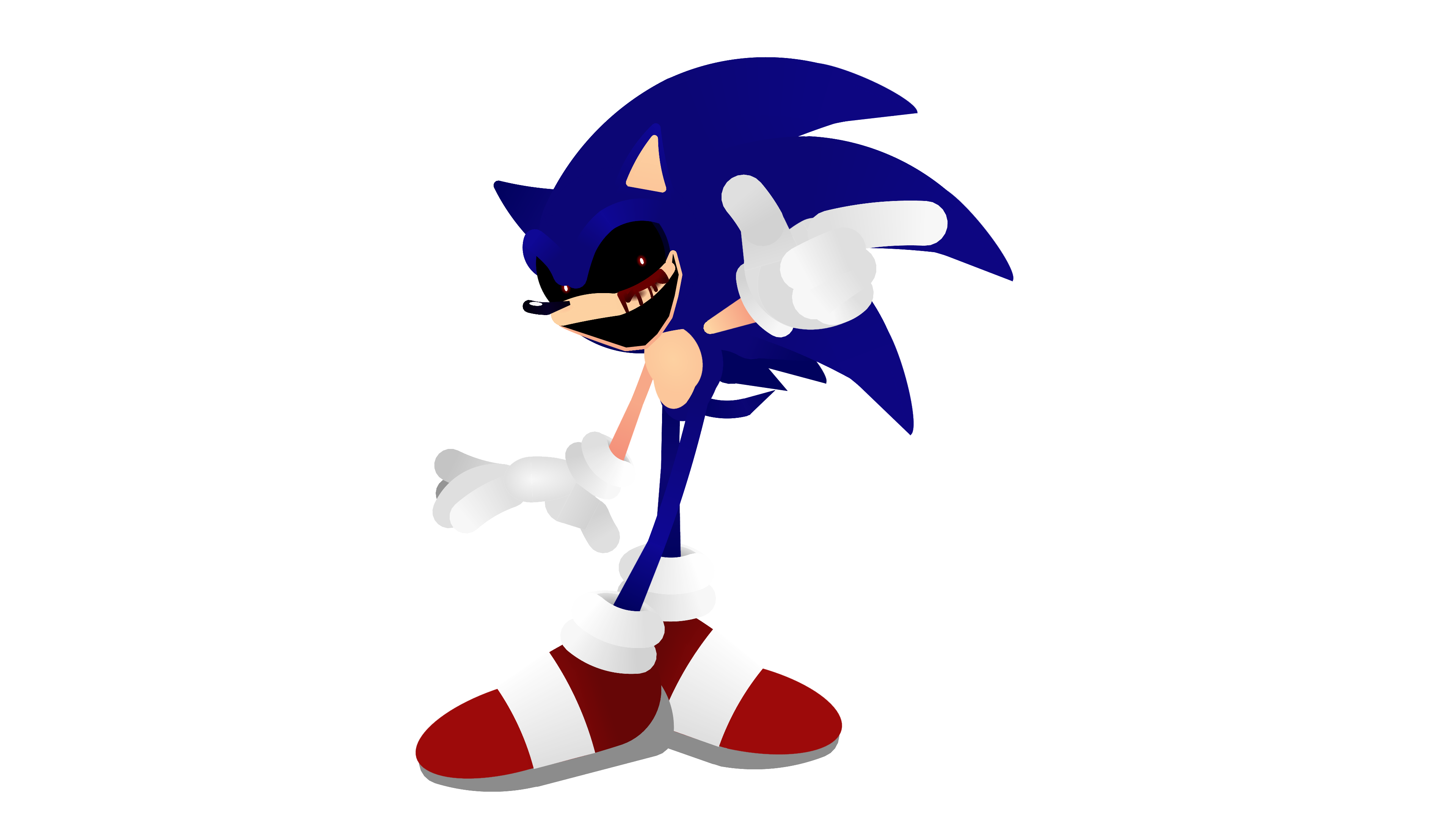 Sonic.exe pose 4 by XGoofyX on DeviantArt