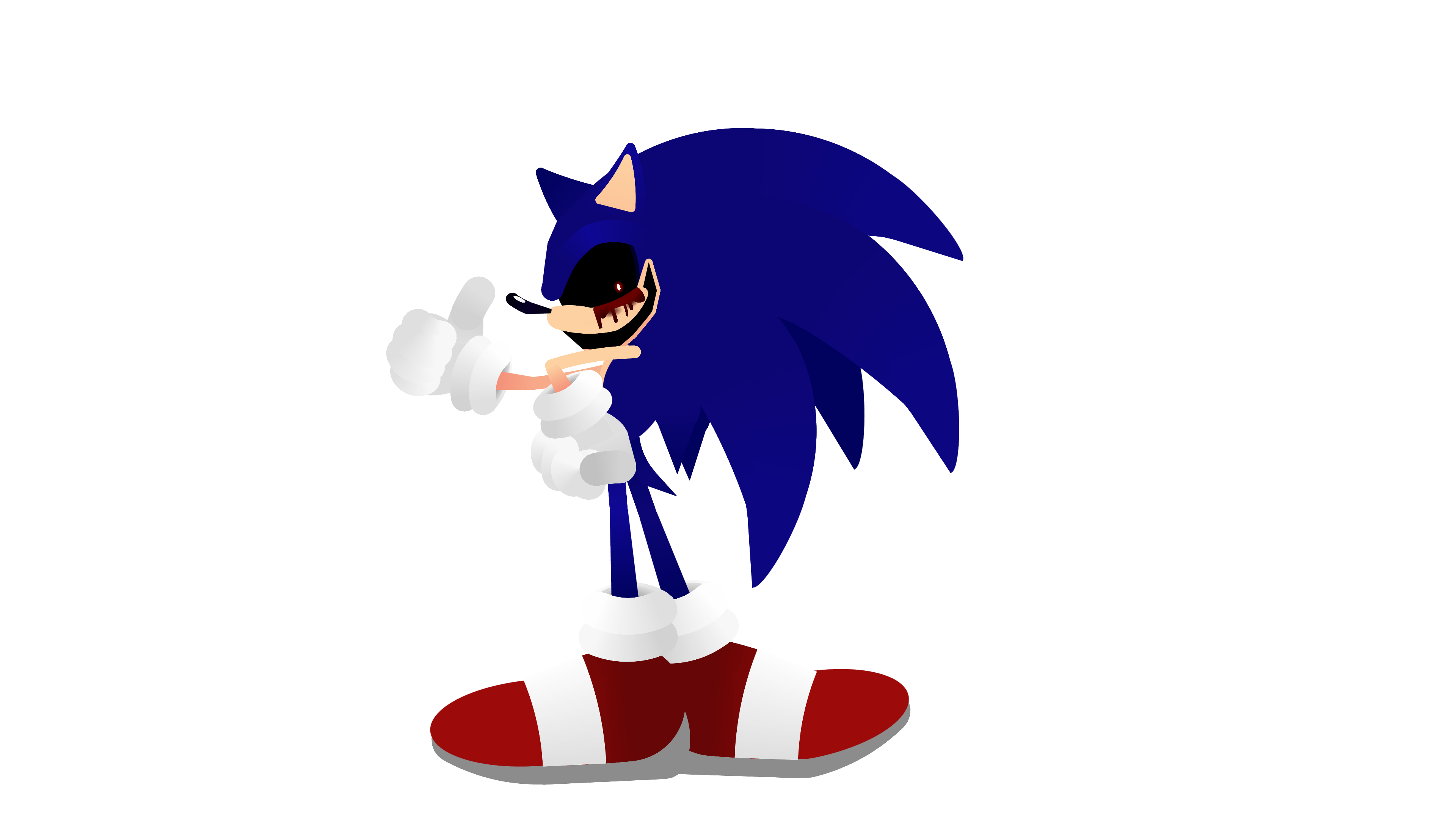 2D Sonic.EXE Idle Pose by SonicOnBox on DeviantArt