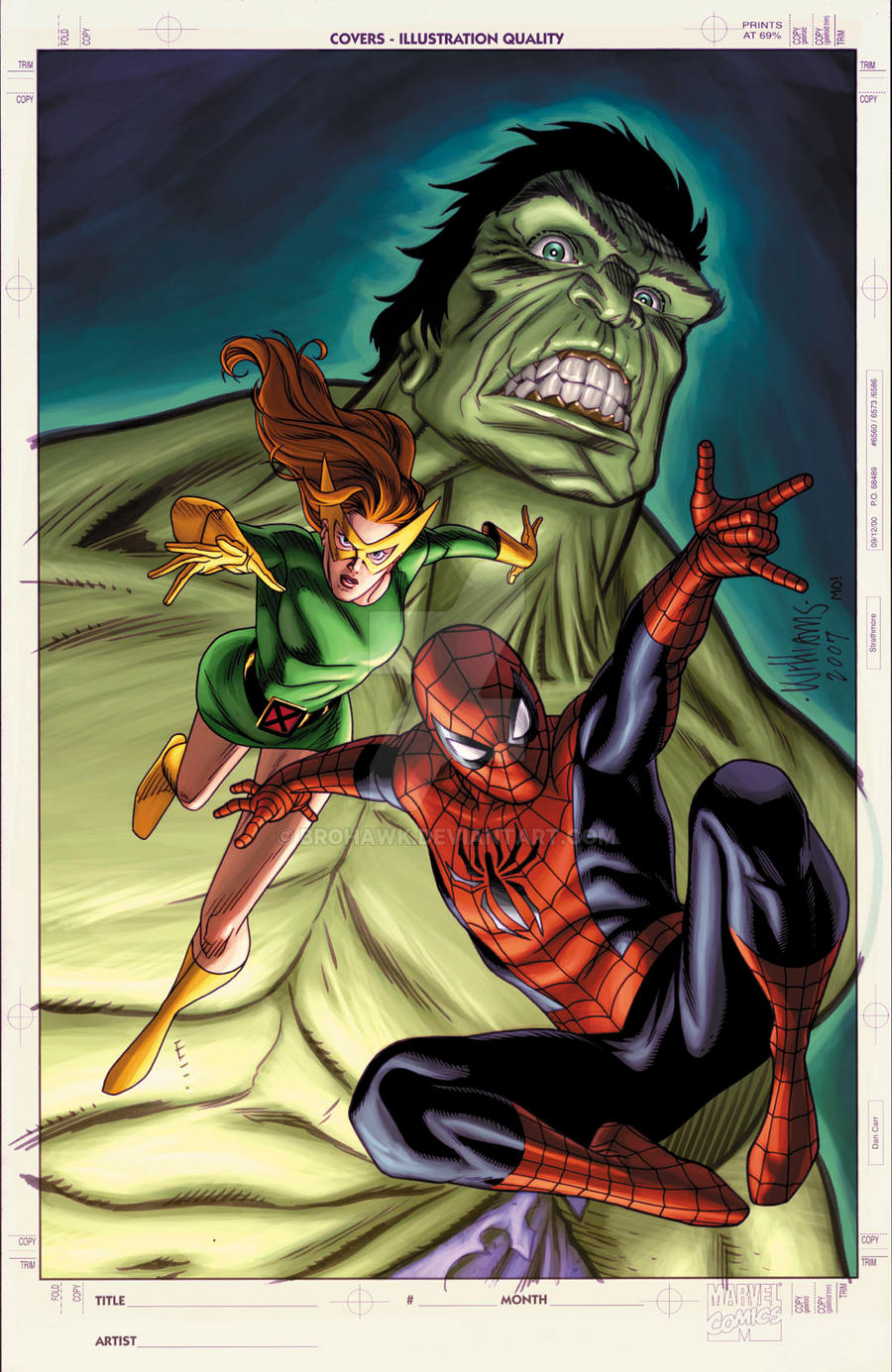 Unused Spiderman Family cover by BroHawk on DeviantArt
