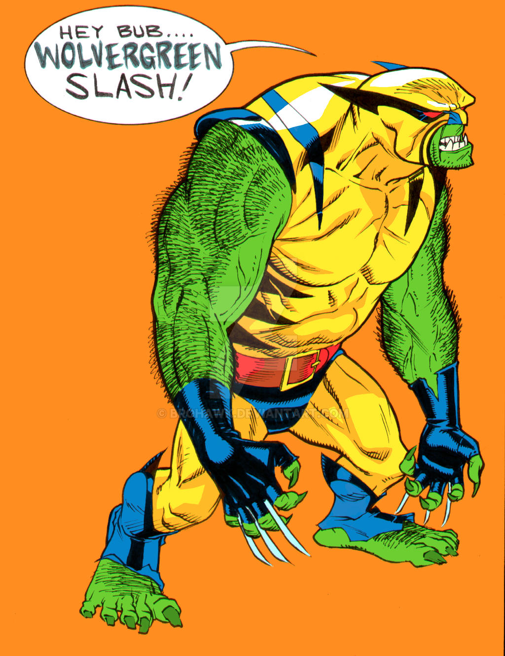 Yellow and Blue make