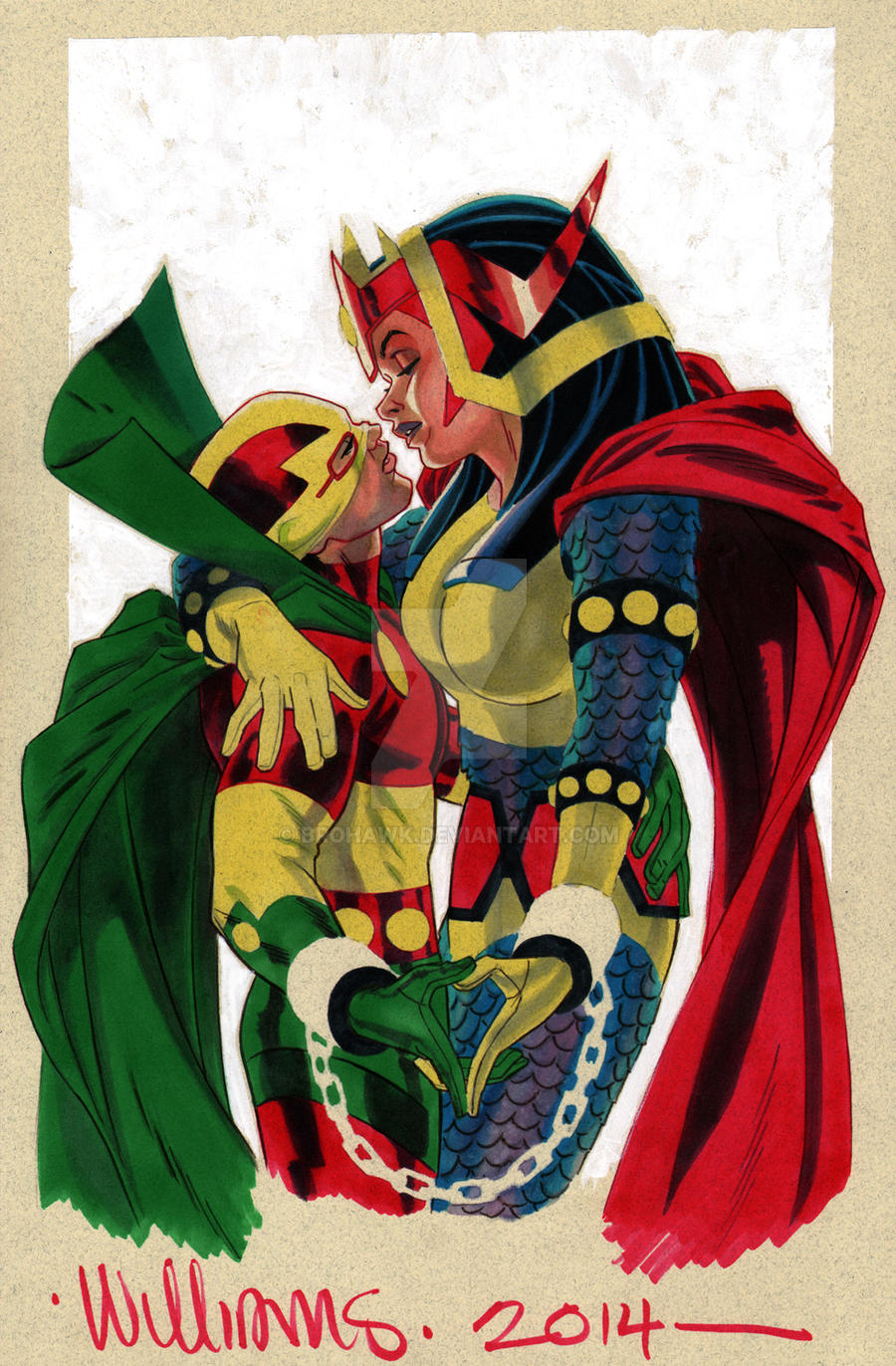 Scott and Barda going to Heroes 2014