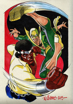 Power Man and Iron Fist commin at cha Heroes Con