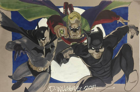 Phoenix commission Batman GreenLantern WildCat
