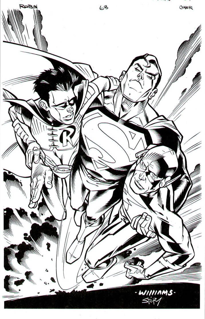 Han Ink Robin Robin-cover inks by BroHawk on DeviantArt