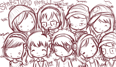 StarStdio Family Doodle.