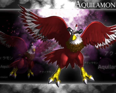 Aquilamon 3d by me