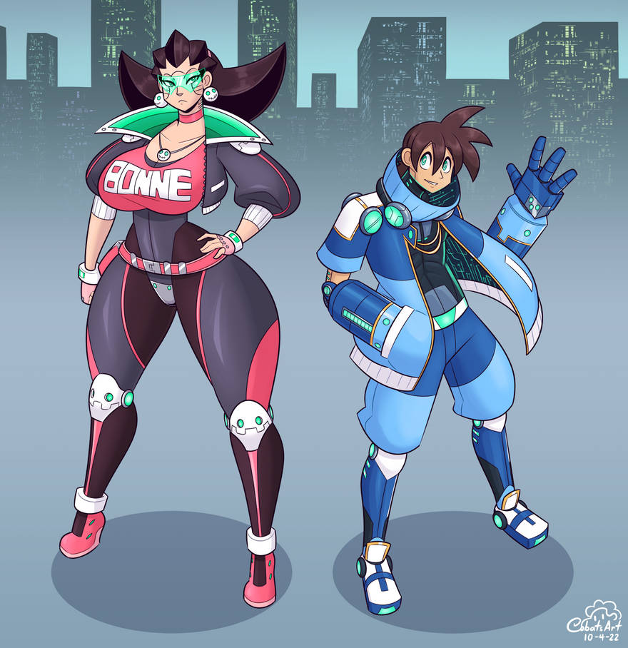 Megaman x Tron Cyberpunk by Cobatsart on DeviantArt