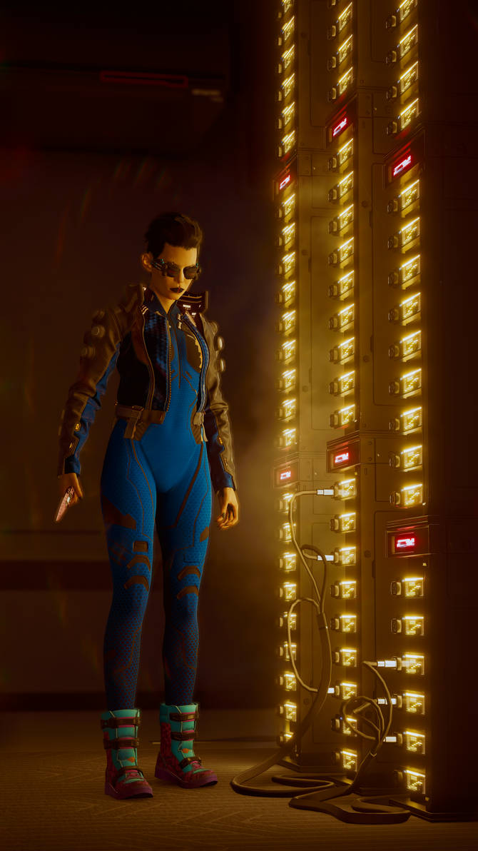 Cyberpunk 2077 - V Netrunner by QuinlanVos46 on DeviantArt