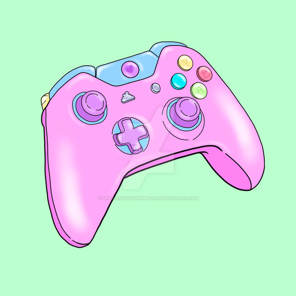 Pink Controller Being Held Art Cute Pink Controller by DragonsEyeViewMedia on DeviantArt
