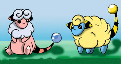 Mareep and Flaafy