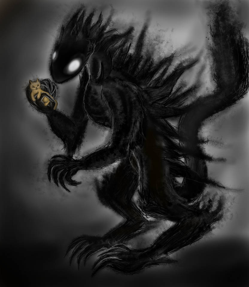 Friendly Shadow Creature by JiffyOwl on DeviantArt