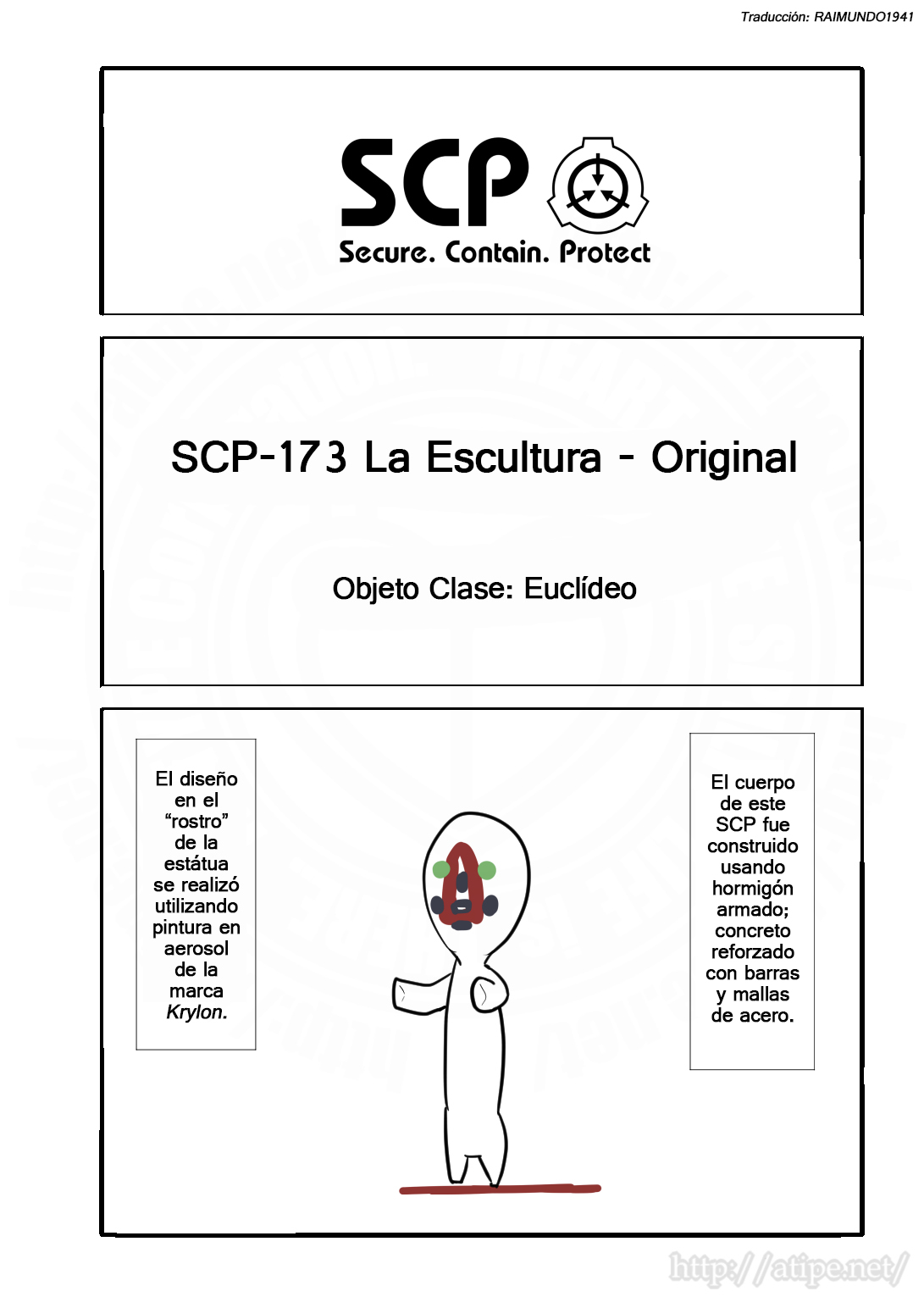 SCP OS Ch.001 SCP-173 Part 01 (Spanish) by Raimundo1941 on DeviantArt