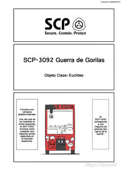 SCP OS Ch.050 SCP-3092 Part 01 (Spanish)