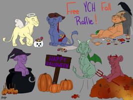 Halloween YCH Raffle-Open by thetenthclass