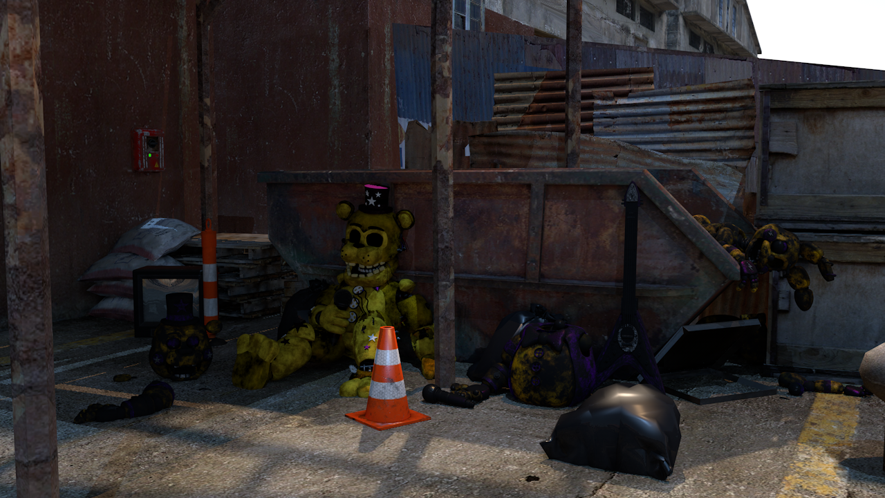 C4D FNaF Trashed Stars By BlackJackTheRabbit On DeviantArt