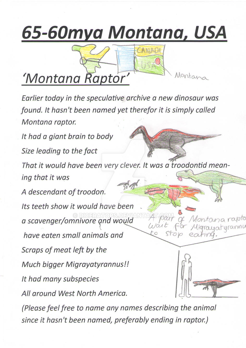 Montana Raptor Spring Montana raptor by diceratops on DeviantArt