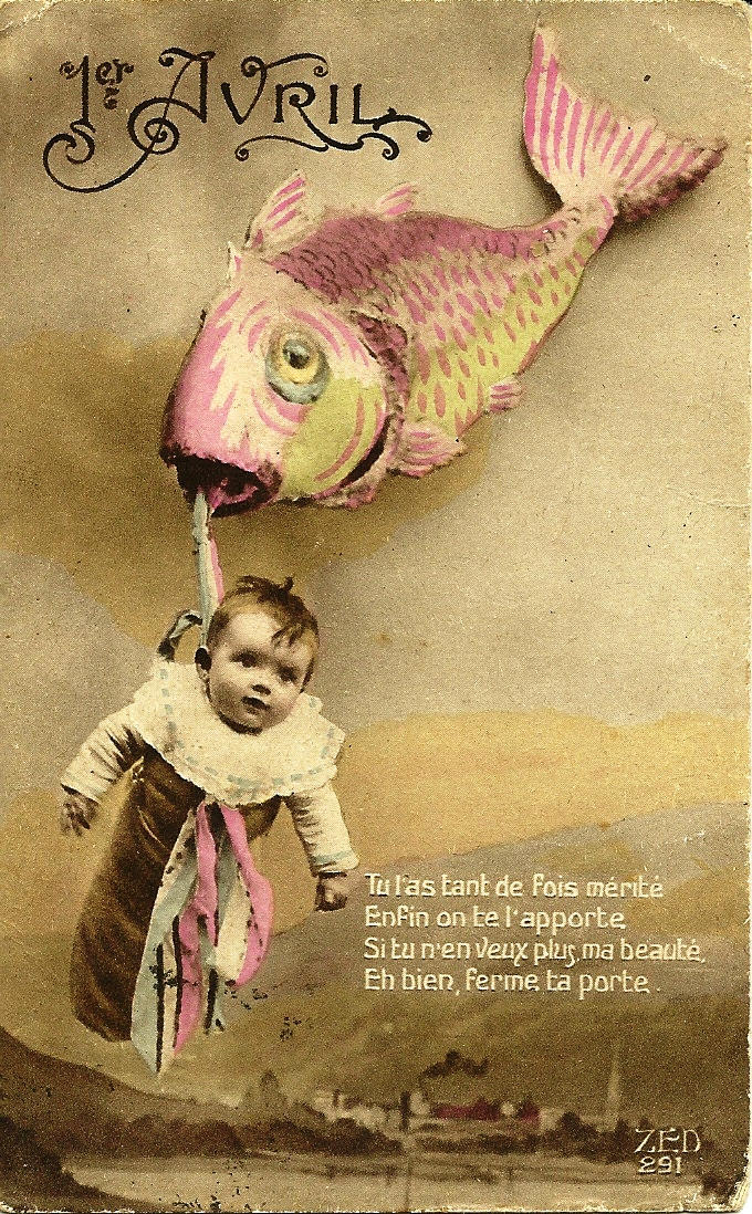 Avril 1st French postcard April Fools Day by TJKruse on DeviantArt