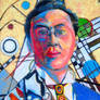 Wassily Kandinsky in oil pastels