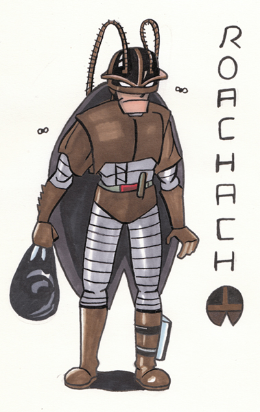 Roach Hero, Roachach by didism on DeviantArt