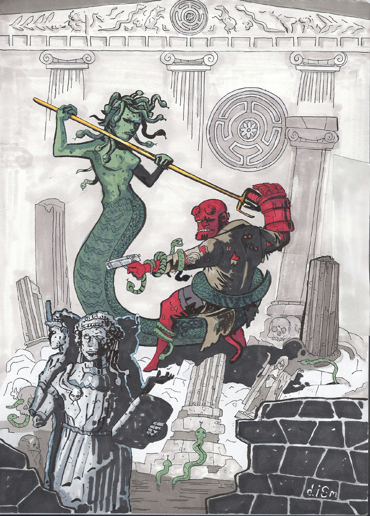 Hecate and Hellboy