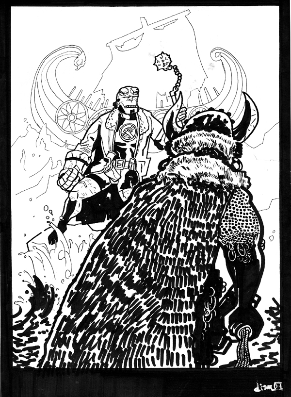 Hellboy versus Berserker