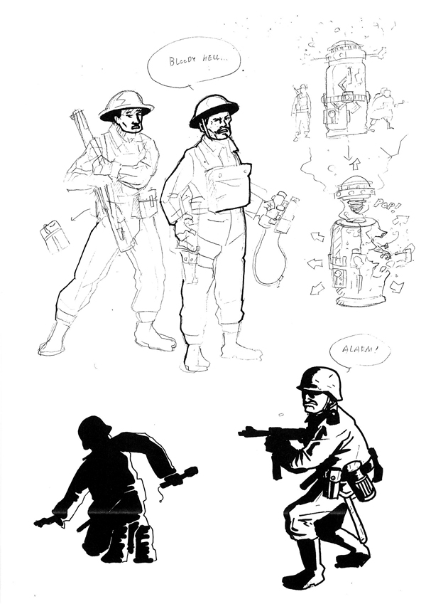 WW2 Soldier study