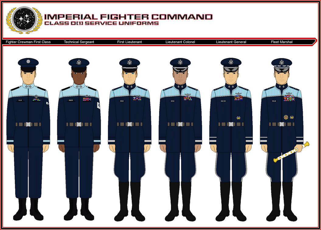 Imperial Fighter Command - Class D(1) Uniforms by ATXCowboy on DeviantArt